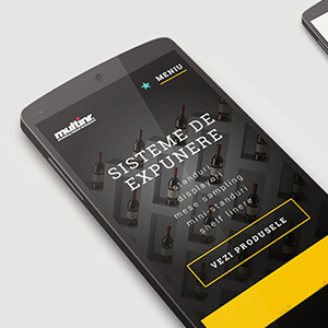 Multinr - Redesign site web & dezvoltare
